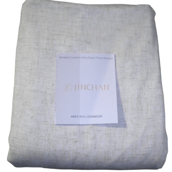 Linen Beige Curtains Panels Drapes, Each 50"W x 90"L, Light Filtering, 2 Panels - Picture 7 of 11